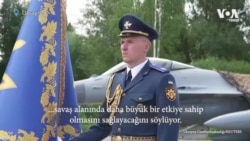 Ukrayna, F-16 savaş uçaklarını sergiledi 