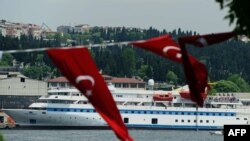 Chiếc tàu viện trợ Mavi Marmara ở Istanbul, Thổ Nhĩ Kỳ, 30/5/2011