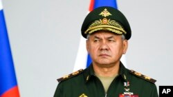 Bộ trưởng Quốc phòng Nga Sergei Shoigu.