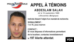 Salah Abdeslam, nghi phạm chính trong vụ tấn công khủng bố năm 2015 ở Pháp. (Ảnh được cung cấp bởi Cảnh sát Quốc gia).