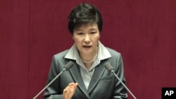 Tổng thống Hàn Quốc Park Geun Hye.