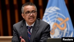 Tổng giám đốc Tổ chức Y tế Thế giới (WHO) Tedros Adhanom Ghebreyesus,