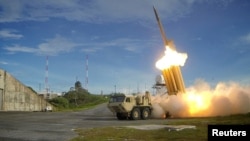 Hệ thống phòng thủ phi đạn THAAD của Mỹ (ảnh tư liệu) 